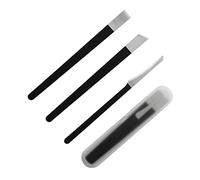 GANAZONO 4piezas Cortadores De Uñas y Pulido Para Pedicura Herramientas De Cuidado De Pies Negro Accesorios Para Salón y Uso Personal