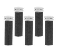 GANAZONO 5 Cabezales de Repuesto para Lima Eléctrica de Pies Fina Rodillos de Recambio Impermeables para Pedicura en Casa Accesorios para Removedor de Piel Muerta Compatibles