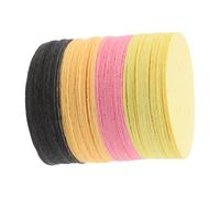 GANAZONO 60 Piezas Limpiador Facial paños de esponja de celulosa rondas de algodón facial esponjas de la cara de lavado para limpiar