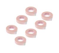 GANAZONO 7 rollos Cinta Adhesiva Desechable para Extensiones de Pestañas de Cinta Transpirable y Banda Elástica para Cuidado de Irritación y Fácil de Cortar para Salones y Personal