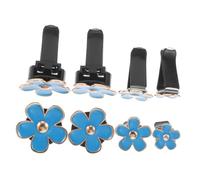 GANAZONO 8 Clips de Ventilación y Artesanía Precisa Diseño de Margarita para Coche Metal Elegante Fácil Instalación Accesorios Decorativos para Aire Acondicionado