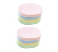 GANAZONO 8 Esponjas Faciales Desmaquillantes Gruesas y Portátiles para Limpieza y Exfoliación, Esponjas de Limpieza Facial Suaves y Ligeras para Uso Diario Color Aleatorio