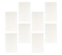 GANAZONO 8 Hojas Hojas Adhesivas Reemplazables para Pelucas y Postizos, Cinta Adhesiva de Doble Cara White Fuerte Adhesión E Invisible para Sensible