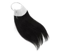 GANAZONO Anillos De Color De Cabello Humano Reales 30 Unidades 3 Grados Para Profesionales Del Salón Profesionales Para Probar Tintes y Muestras De Colores De Cabello