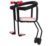 GANAZONO Asiento De Bicicleta Y Ecológico para Niño Niña Silla Delantera para Bicicleta De Montaña Rojo Talla Única