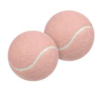 GANAZONO Balones de Tenis de Goma Color Rosa para Entrenamiento, Paquete de 2 Piezas, Ligeras y Duraderas, Ideales para Practicar Saques y Voleas