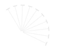 GANAZONO Barras De Hierro para Puertas De Jaulas para Pájaros Uso En Jaulas De Aves Pack De 10 Barras Plateadas Unidireccionales para Entrada Segura y Trampa De Alambre