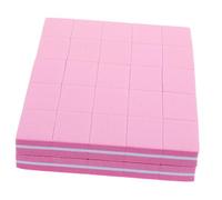 GANAZONO Bloques Pulidores de Uñas Esponja 50 Piezas Mini Rosa para Manicura, Limas Pulidoras Acrílicas y Naturales, Profesionales y Principiantes, Cuidado y Alisado de Uñas, Portátil para Viaje