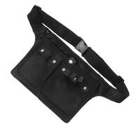 GANAZONO Bolsa Cinturón para Peluquero Profesional Resistente y Ligera Portaherramientas para Tijeras y Accesorios de Estilista Diseño Compacto y Fácil de Limpiar Color Negro Uso Salón o