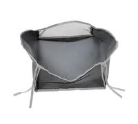 GANAZONO Bolsa Organizadora para Silla de Ruedas Debajo del Asiento, Bolsa Móvil de Poliéster Gris, Gran Capacidad para Almacenamiento de Objetos Personales y Dispositivos, Adecuado