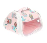 GANAZONO Bolsa Transportín para Portátil y Transpirable para Hámster Erizo Chinchilla y Ardilla con Diseño Desmontable y Cómoda de Hombro para Viajes y al Aire