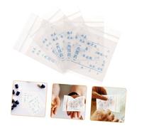 GANAZONO Bolsas de Pastillas Pequeñas 100 Unidades 5x7 Cm Bolsa Autosellada Transparente para Almacenamiento y Viaje Práctico de Medicamentos Portátil para Uso Diario