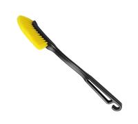 GANAZONO Cepillo Limpieza Neumáticos Coche Cerdas Densas Mango Ergonómico PP Resistente Herramienta Detallado Automóvil Fácil Acceso Huecos