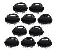 GANAZONO Cepillos De Masaje Capilar Cuero Cabelludo 10 Unidades Cerdas Suaves Ergonómico Limpieza Profunda Exfoliante Apto Para Todo Tipo De Cabello Uso Diario Ducha