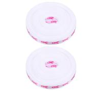 GANAZONO Cinta para Envolver Regalos de Poliéster 10Mm X 9m 2 Rollos Rosa para Concientización Cáncer de Mama Cinta Artesanal para Manualidades y Adornos en Eventos de Salud