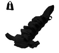 GANAZONO Cinturón Porta Cerveza Portátil Negro, Ajustable, Material Resistente, para Actividades al Aire Libre, Senderismo y Camping, Soporte para Latas y Botellas, Unisex, Adecuado