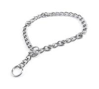 GANAZONO Collar de Adiestramiento para Perros de Cadena de 2,0 Mm X 45 Cm Ajustable y Resistente Collar de Estrangulamiento para Entrenamiento