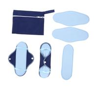 GANAZONO Compresas Reutilizables de Pul Absorbentes Vables con Botón para Protección Menstrual Día Noche para Mujer Flujo Abundante