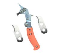 GANAZONO Cortador Anillos Árboles Frutales Ajustable Tijeras Podar Doble Herramienta Jardinería para Bonsái y Ramas Pequeñas Color Aleatorio Color Aleatorio