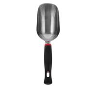 GANAZONO Cuchara de tierra para hielo, pala de jardín, pala de metal para hielo, pala de mano, pala de jardín, cuchara de hielo para congelador