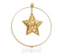 GANAZONO de Cinco Puntas Decorativa de Metal para Escritorio Adorno Navideño Elegante para Mesa Decoración Moderna para Hogar y Oficina