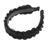 GANAZONO Diadema Trenzada Femenina con Diseño Antideslizante Accesorio Elegante de Peluca Sintética para y Ocasiones Especiales