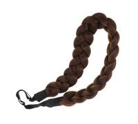 GANAZONO Diadema Trenzada Para Mujeres Cinta Pelo Trenza y Banda Diadema De Cabello Falso Hecha Mano Para Fiestas y Eventos