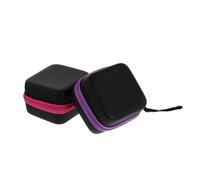 GANAZONO Estuche De Almacenamiento para Aceites Esenciales 7-8 Compartimentos 5ml Compacto Resistente Eva Multicolor Portátil para Coleccionistas Uso Viaje Crema Cosméticos