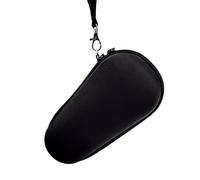 GANAZONO Estuche Portátil Color Negro Diseño Doble Cremallera Compacto y Resistente para Cortadora de Pelo y Afeitadora Eléctrica para Hombre Adecuado para Viaje y Almacenamiento