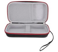 GANAZONO Estuche Portátil Negro para Glucómetros y Medidores de Ácido Úrico Bolsa Protectora Acolchada de Tela Oxford Organizador Compacto para Viaje y Uso Doméstico