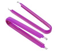 GANAZONO Extractor de Fusibles para Automóvil 2 Piezas Alicates Portátiles Color Púrpura Herramienta de Extracción E Instalación de Fusibles Kit Multiusos para Coches Motos y Camiones