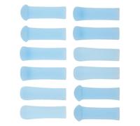 GANAZONO Fundas de Silicona para Cucharas de Limpieza de Oídos, 12 Piezas Reemplazables, Herramienta para Quitar Cerumen, Cubiertas Prácticas y Compatibles para Cuidado Seguro