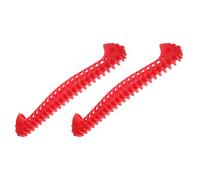 GANAZONO Fundas Elásticas para Cuchillas de Patines de Hielo Protectores Extensibles Rojos Tamaño 285 CM 2 Piezas para Patinaje Artístico y Hockey sobre Hielo Accesorios para