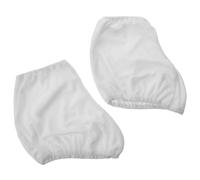 GANAZONO Fundas para Botas de Patinaje Artístico y Patines de Hielo, Terciopelo Elástico, Talla Mediana 34-38, Color Claro, Cubiertas Protectoras para Jóvenes, Entrenamiento y Competición