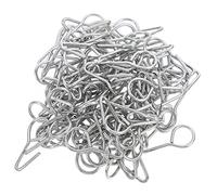 GANAZONO Ganchos Para Coche Forma De s 100 Piezas Acero Resistente Fijaciones Cojines Asiento Automóviles Prácticos y Duraderos Uso Interiores y Exteriores