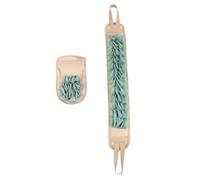 GANAZONO Guantes de Ducha Exfoliantes y Correa de Baño Doble Cara 2 Piezas para Limpieza Profunda, Material Ecológico, Textura, Uso en Baño y Masaje Corporal, Unisex Color Aleatorio
