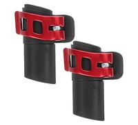 GANAZONO Hebillas de Bloqueo Externas para Bastones de Trekking de Aleación de Aluminio 2 Piezas Clip Antideslizante Accesorios para Senderismo y Montañismo Ajuste Rápido y Durable