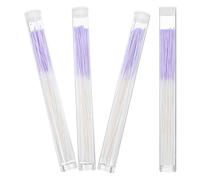 GANAZONO Hilo Desechable para Cuidado de Perforaciones, 360 Unidades Violetas, Palitos para Limpieza de Orificios en Orejas y Nariz, Kit de Higiene Personal para Viajes Unisex