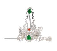 GANAZONO Horquilla De Flores Para Peinados Chignon Accesorio De Diseño De Grulla Joyería De Novia Para Moños Largos Adorno Para Mujeres y