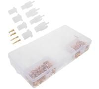 GANAZONO Juego de Conectores Eléctricos Automotrices 28 MM Macho y Hembra Kit de 480 Piezas Terminales Impermeables para Cables de Coche y Motocicleta Adecuado para Reparaciones y