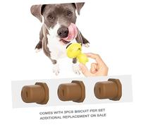 GANAZONO Juguete para Masticar De Perro Forma De Cerdo Juguete Educativo para Molar Robusto y Divertido Ayuda Limpiar Dientes y Fortalecer La Relación Tu Mascota Amarillo