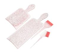 GANAZONO Kit para Teñir el Cabello Peine para Resaltar y Brocha para Tinte, Set Reutilizable y Ligero de Abs y Nylon, Adecuado para Uso en Casa o Salón