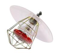 GANAZONO Lampara de Calor para Pollitos Protección Antiquemaduras, Set de Luz Calefactora para Jaulas de Ganado en Aluminio y Metal, Adecuado para Incubadoras y Jaulas de Color Aleatorio