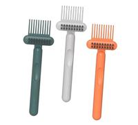 GANAZONO Limpiador de Cepillos y Peines Cabello 3 Piezas Multicolor, Herramienta de Limpieza Quitapelusas Compacta y Ligera, Adecuado para Salón y Uso Doméstico, Elimina Color Aleatorio