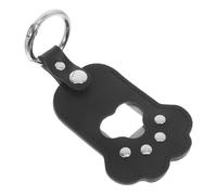 GANAZONO Llavero de Almacenamiento de Pelo Mascotas Cuero PU Resistente Diseño Pata Creativa con Foto Recuerdo Conmemorativo para Perro y Gato Regalo Significativo para Amantes de Animales