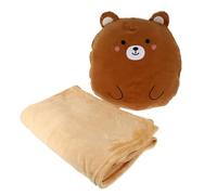 GANAZONO Manta para Dormir Almohada Decorativa de Algodón Marrón y Adorable y Versátil Reutilizable y Fácil de Limpiar Adecuado para Decoracion Verano en Cocinas y Escritorios