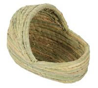 GANAZONO Nido para Gallinas de Paja Natural Cama Pequeña para Animales Caseta Ponedero Cálida y Portátil para Pollos y Mascotas Pequeñas