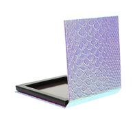 GANAZONO Paleta De Maquillaje Magnética 1 Unidad Tamaño Pequeño 10x10x1,4 Cm Organizador Para Sombras De Ojos Cambio De Color Diseño Escamas Para Uso Diario y Viajes