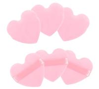 GANAZONO Paleta De Mezcla Love Puff Make De 6 Piezas Espátula Líquida Kit De Pestañas Mini Pincel Para Rubor Purpurina Difuminador Talco Para Mujeres Pequeño Pincel Para Difuminar Y