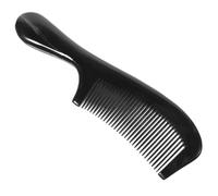 GANAZONO Peine De Cuerno Para Masaje 7.67 Pulgadas Mango Antideslizante Textura Natural Para Peinar Pelo Largo En Casa